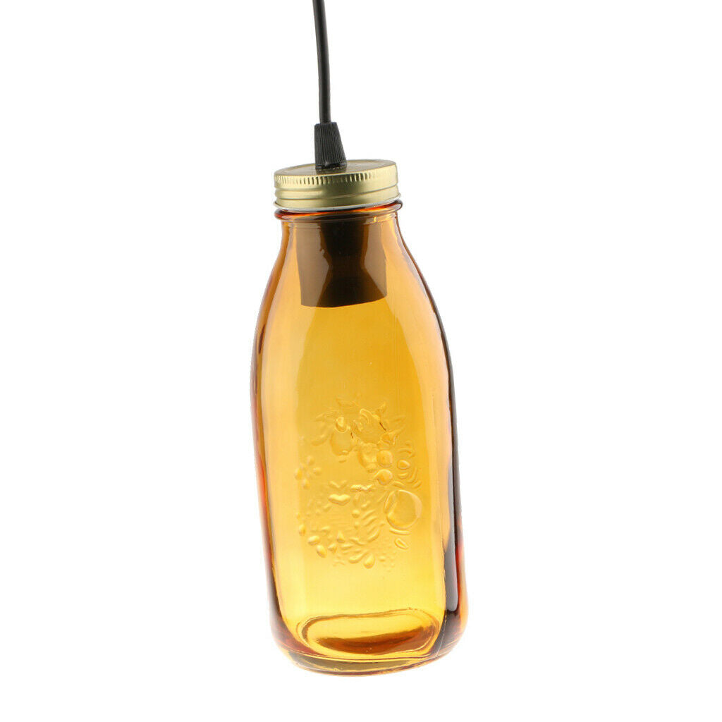 Bottle Ceiling Light Shade Cover Pendant Lampshade Fixtures Type 1 - Yellow