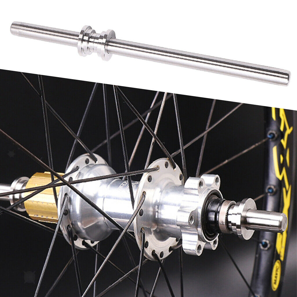 Stainless Steel Bicycle Wheel Truing Stand Thru Axle Adapter for 12 15 20mm