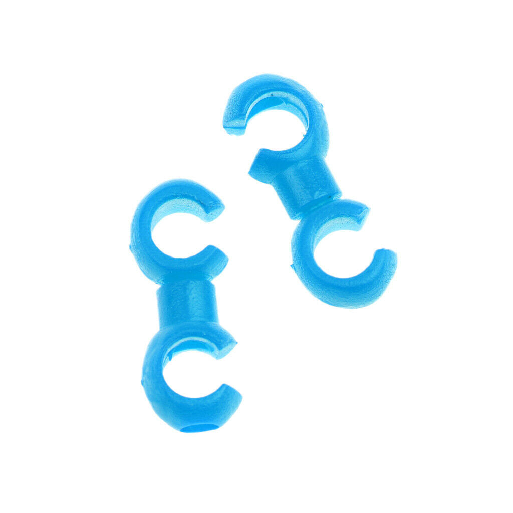 20Pcs Rotating S-Hook Clips Hook shift Cable, Brake Gear Cable Housing, Fixing