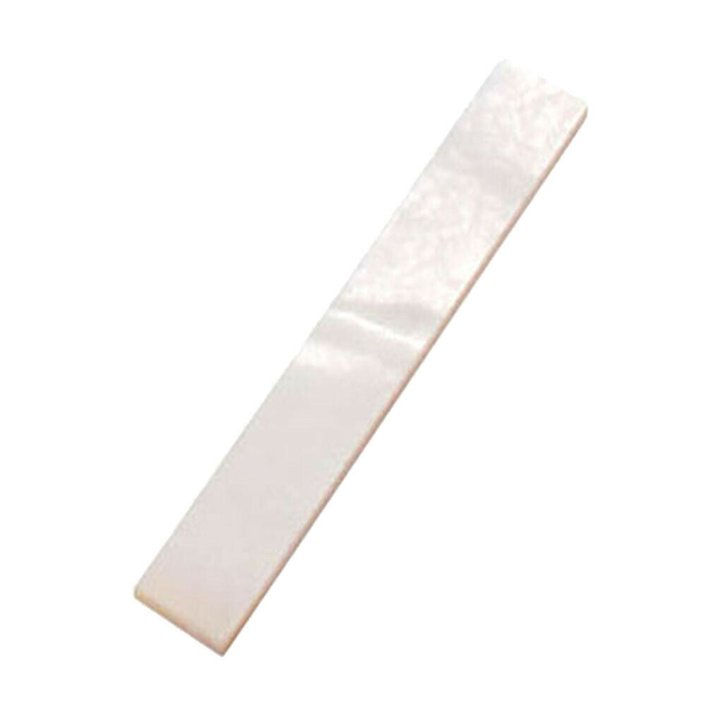 10 Pieces White Inlay Shell Blanks Square Decorate Material for Guitar