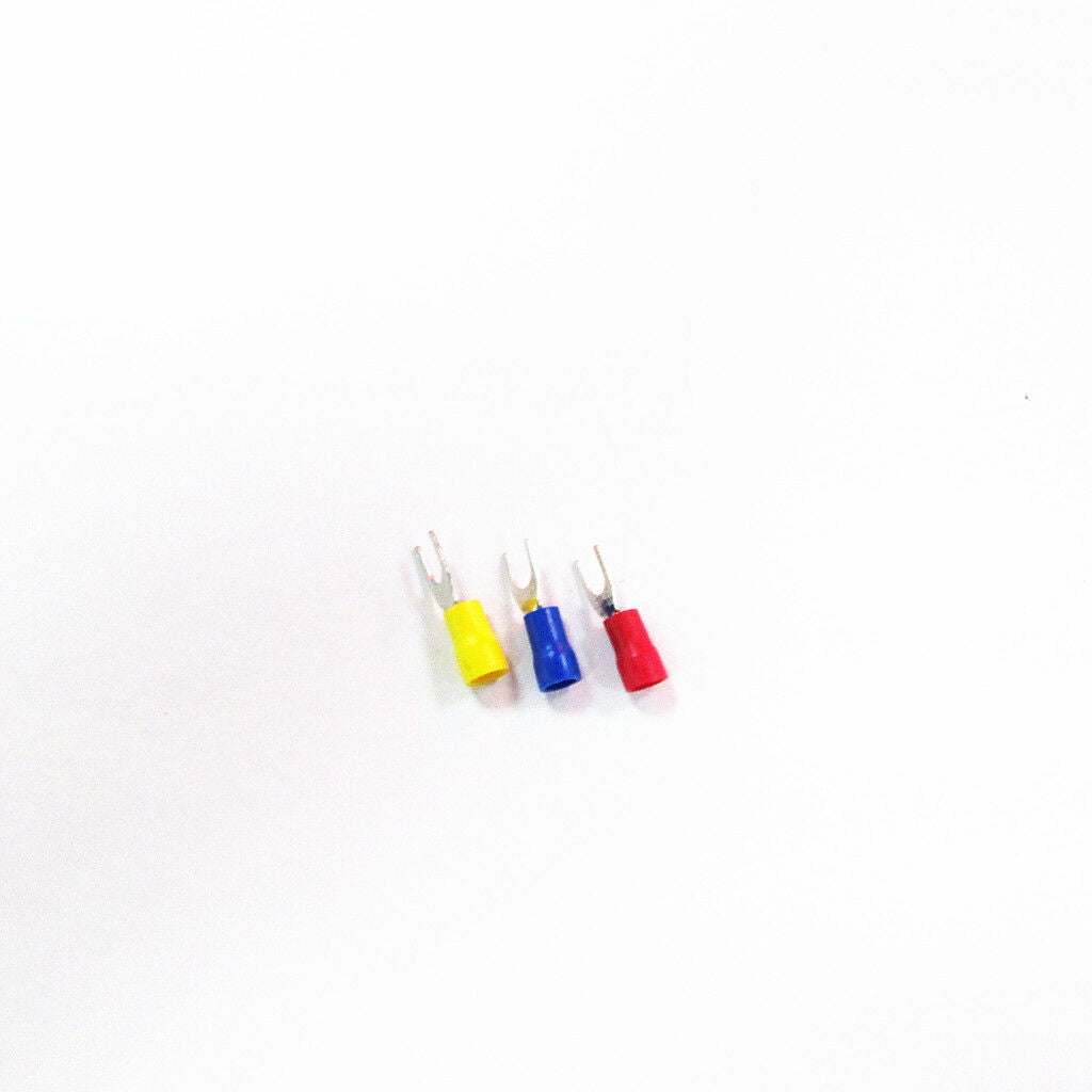 Set of 150pcs Crimping Wire Spade Fork Terminal Connector U Shape SV2-3.2
