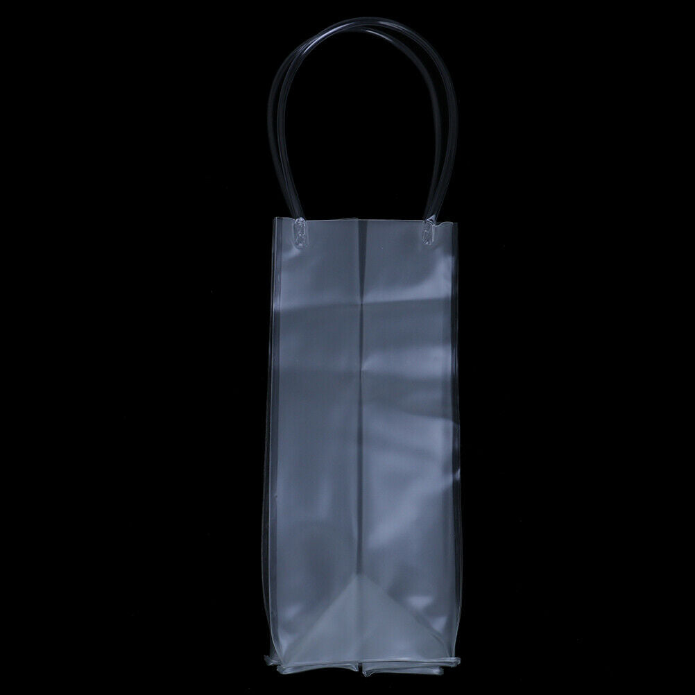 Durable Clear Transparent Pvc Champagne Wine Ice Pouch Cooler Bag With HJ.l8