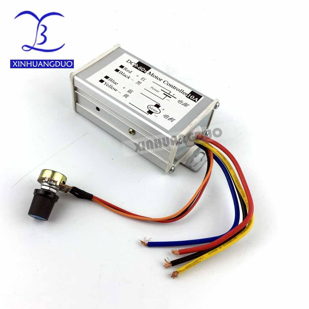 9V-60V 10A DC Motor Speed Regulator Width Modulator PWM Control Switch Governor