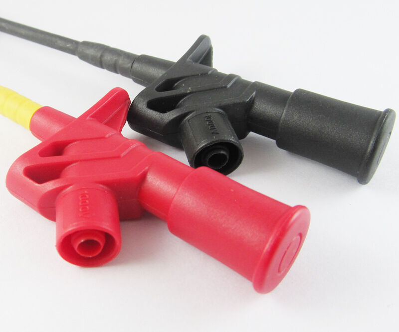 1pair Insulated Piercing Non-destructive Cable Professional Pro Meter 12-0006