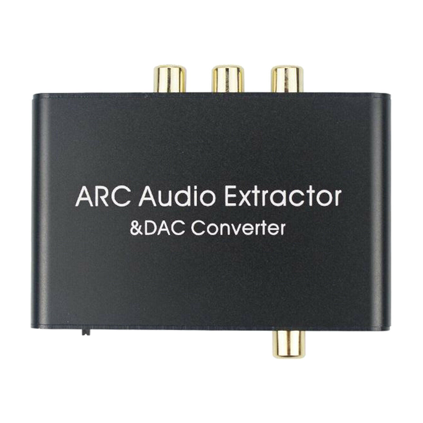 Aluminum   ARC Audio Extractor Adapter & DAC Converter for Home Theater