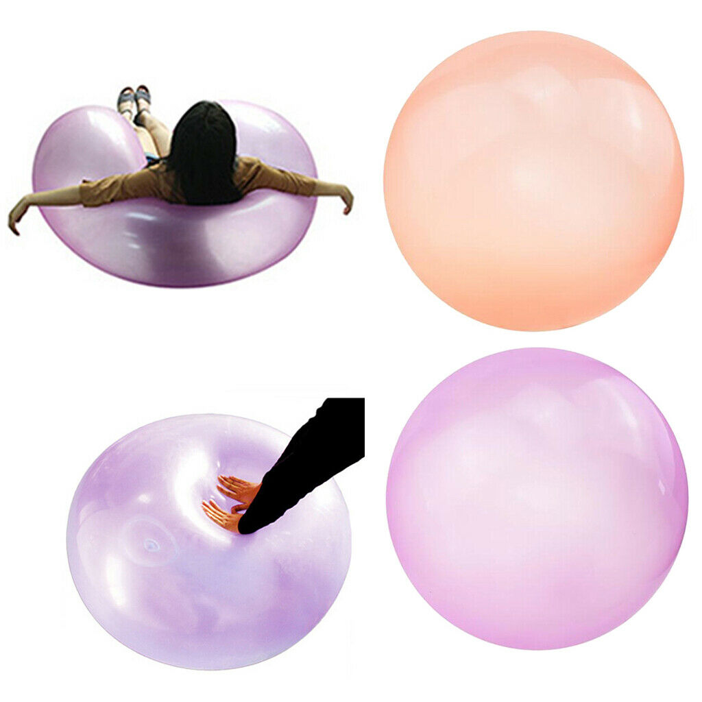 3x Bubble Ball Soft Inflatable Balloon Funny Stretch Indoor Decor Toys Green