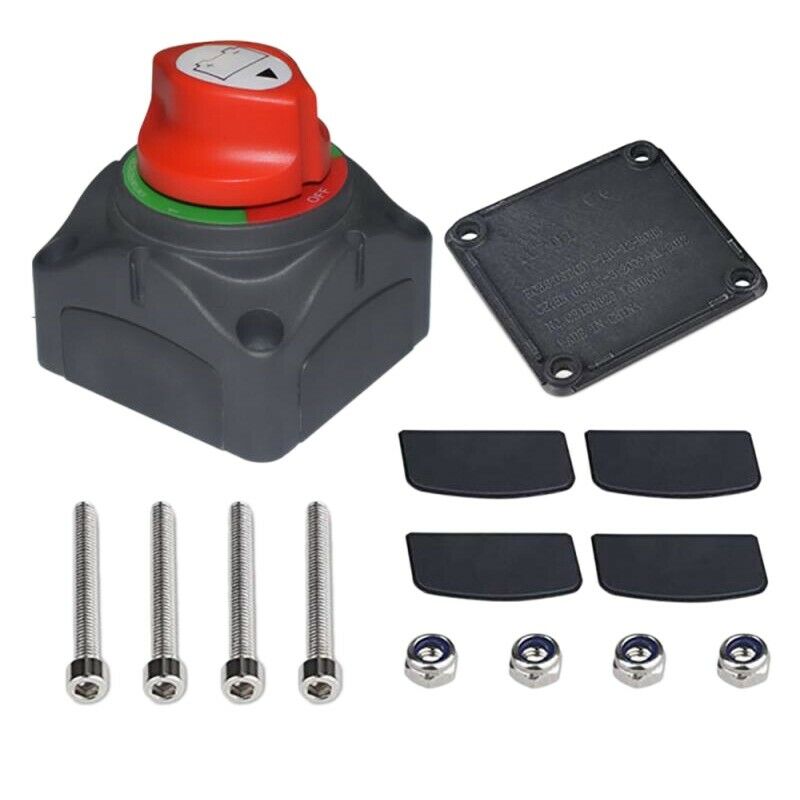 12-60V RV Disconnect Rotary 3 Position Car Battery Isolator ON/OFF Switch foA2C6