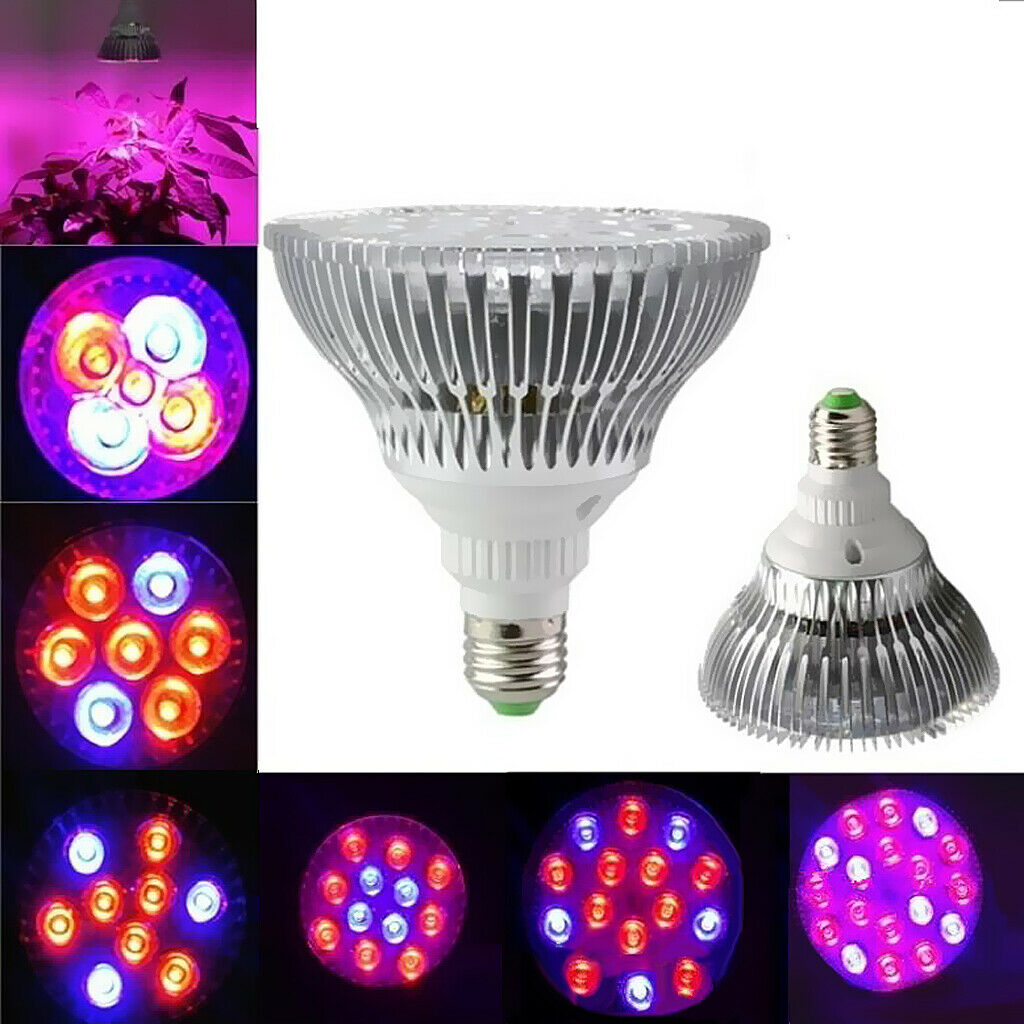 E27 LED Grow Light Plant Growth Light for Indoor Plants Veg Flower 5W