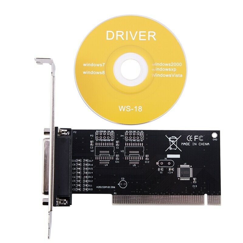 Pci Expansion Card Adapter 25Pin Parallel Lpt Pci To Parallel Db25 Printer PorS7