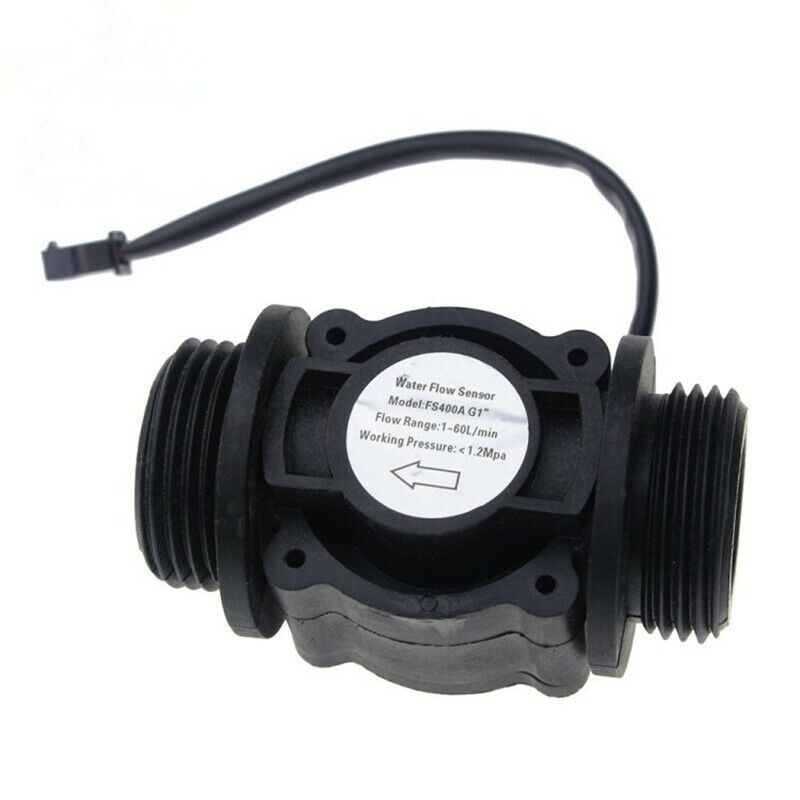 Dn25 Fs400A G1Inch Water Flow Sensor Hall Flowmeter Meter Counter 1-60L/Min 1.L8
