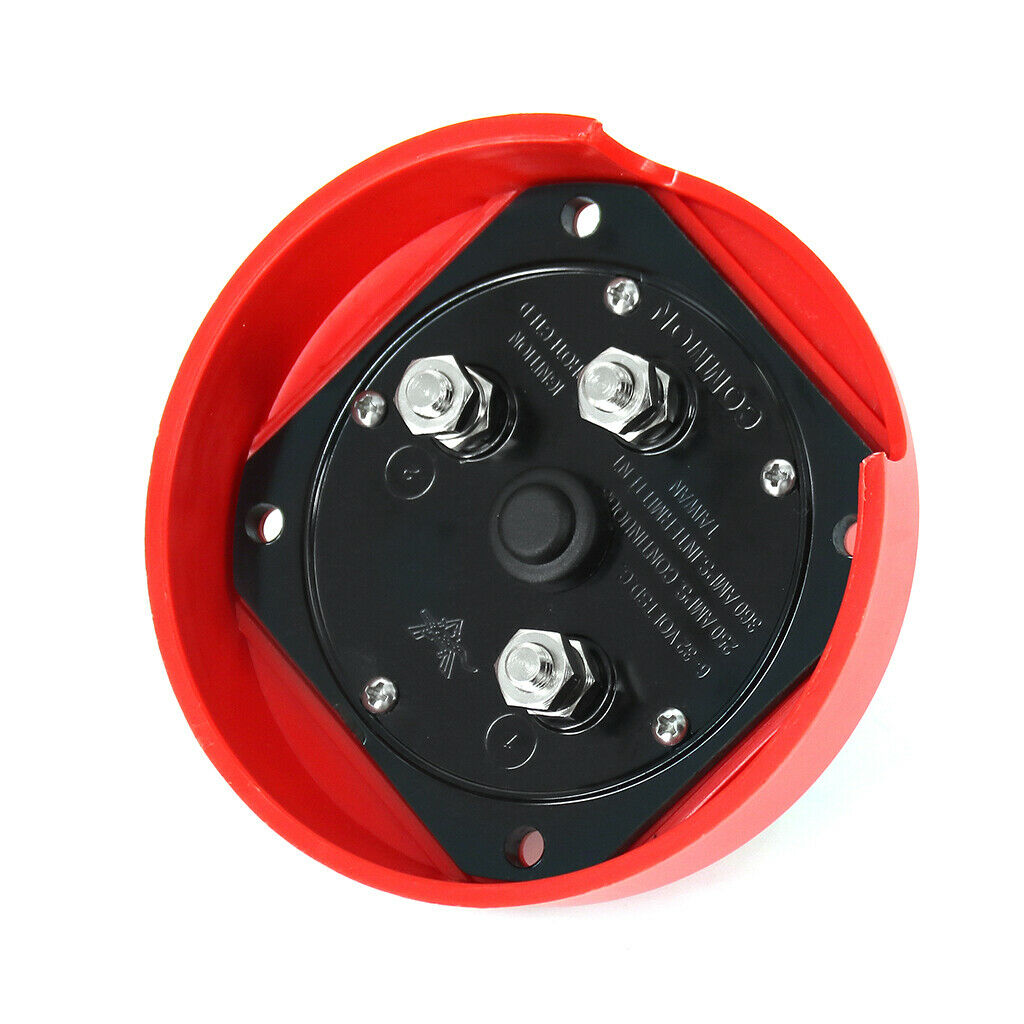 Battery Selector Switch, 6-32 V Dual Batteries Power Selection Switch for Car,