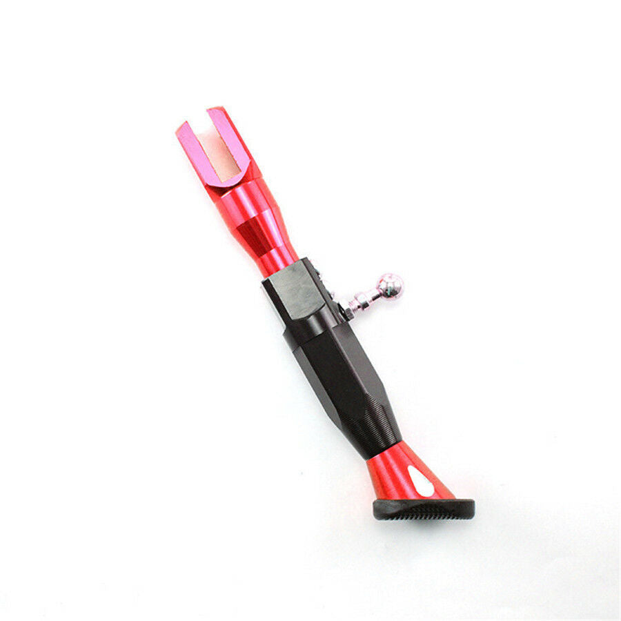 1 Pcs Motorcycle Side Kickstand 21-25CM Height Adjustable CNC Aluminum Alloy