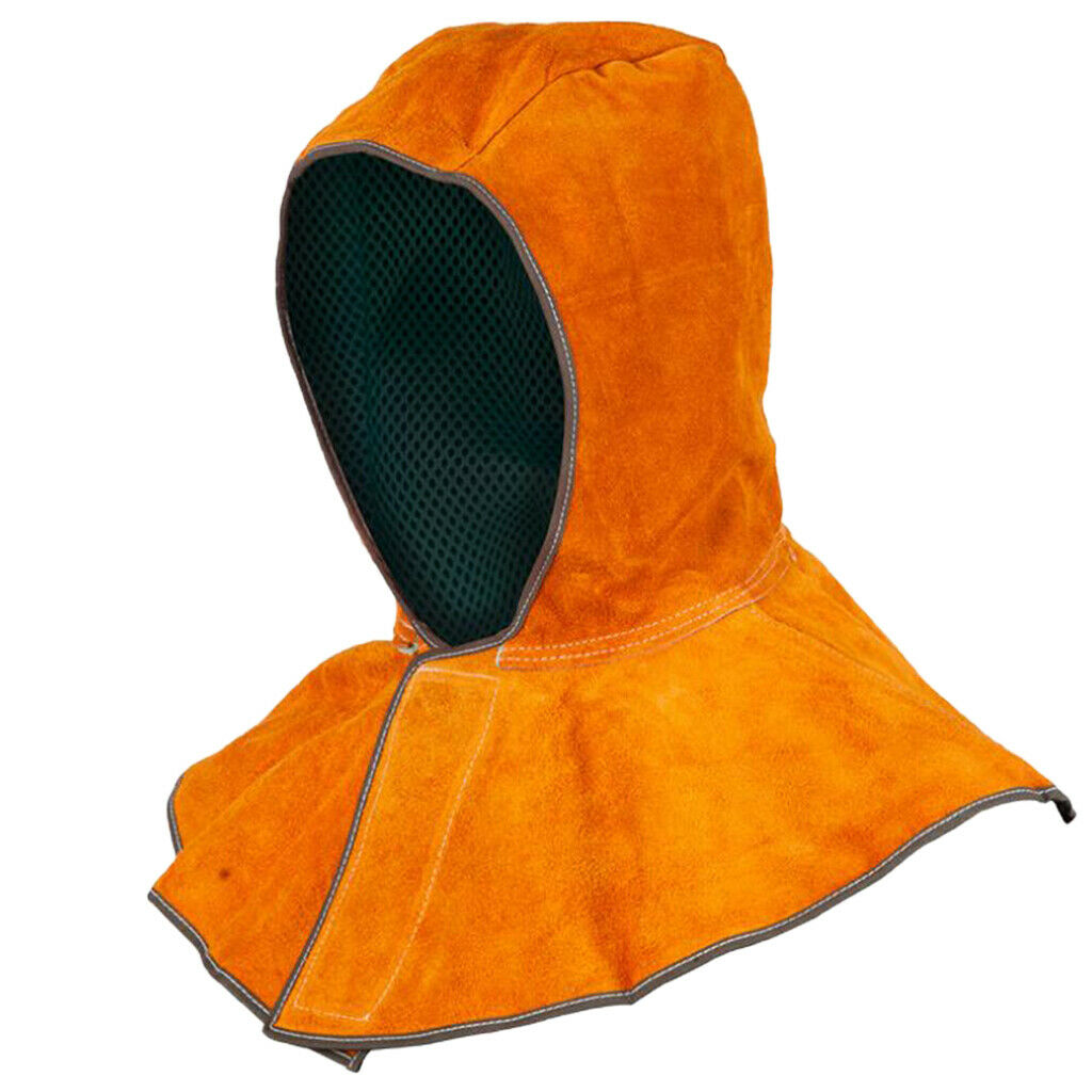 Cowhide Leather Welding Hood Welding Protective Hamlet Head Neck Protection