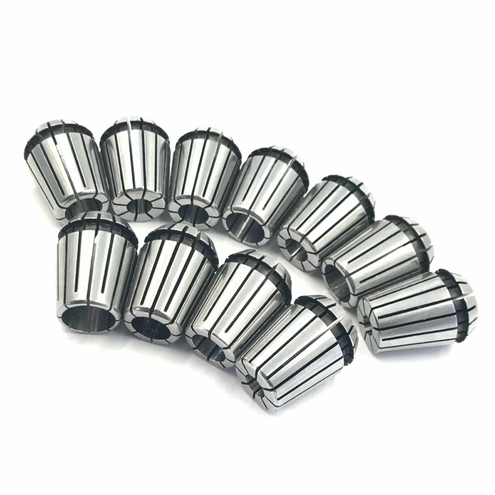 11pcs ER11 Precision Spring Collet Set 2 2.5 3 3.5 4 4.5 5 5.5 6 6.5 7mm [M1]
