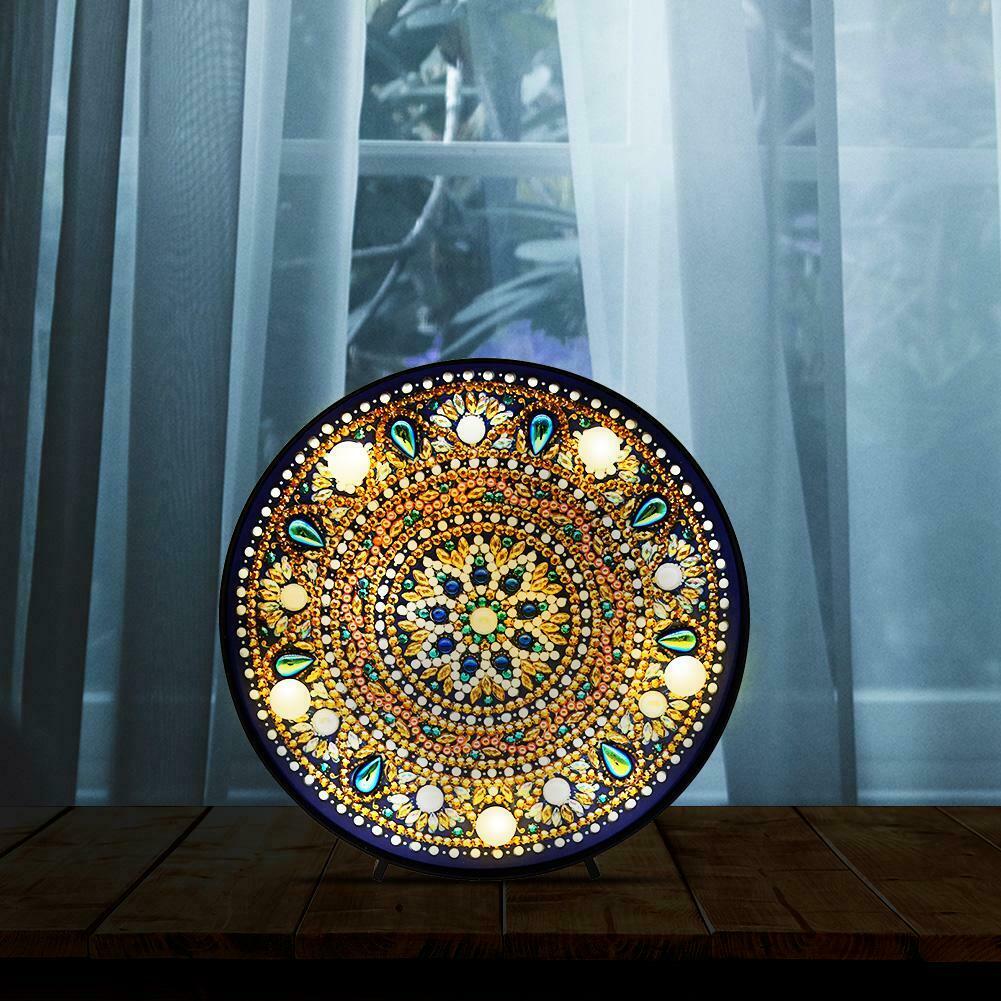 DIY LED Full Drill Special Shaped Diamond Painting Night Light Kids Gifts @