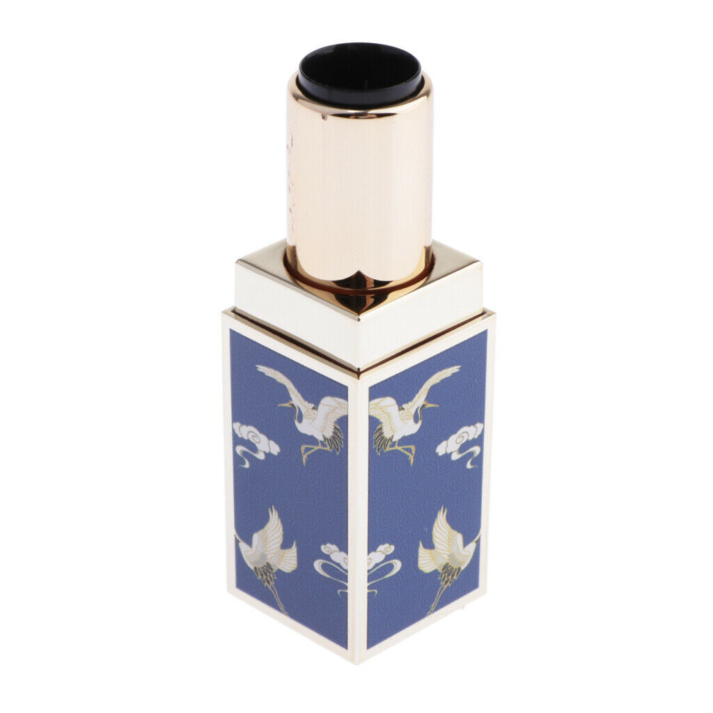 Empty Women DIY Lipstick Tube Bottle Lip Balm Storage Container Vials12.1mm Blue