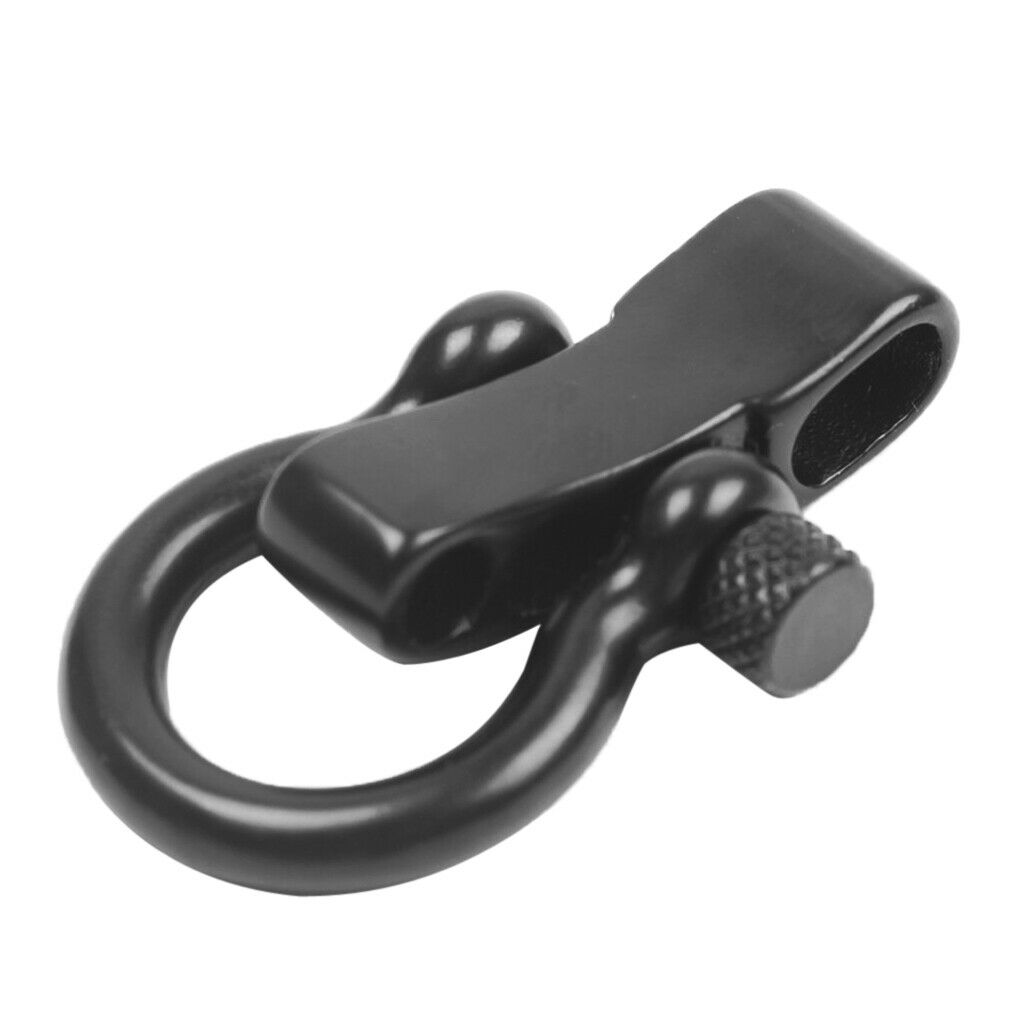 Adjustable Stainless Steel U Shaped Shackle Buckle for Paracord Survival