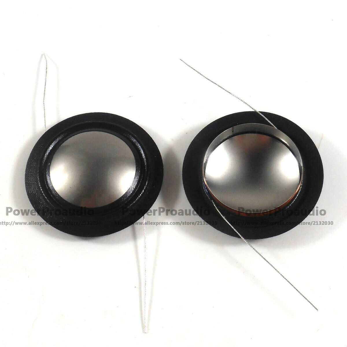 2 Pcs 26mm Titanium Diaphragm Dome Tweeter For B&W DM630 Aluminium Frame 4Ohms