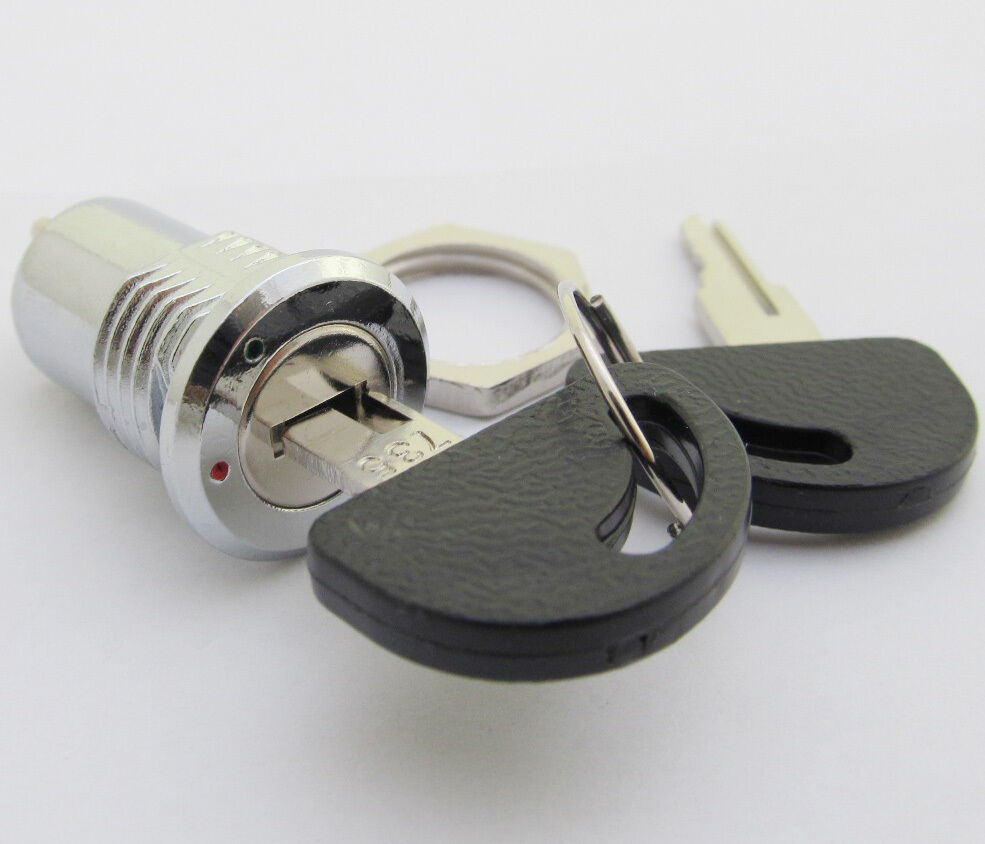 5pcs Key Switch ON/OFF Lock Switch OD 16mm High quality 735#