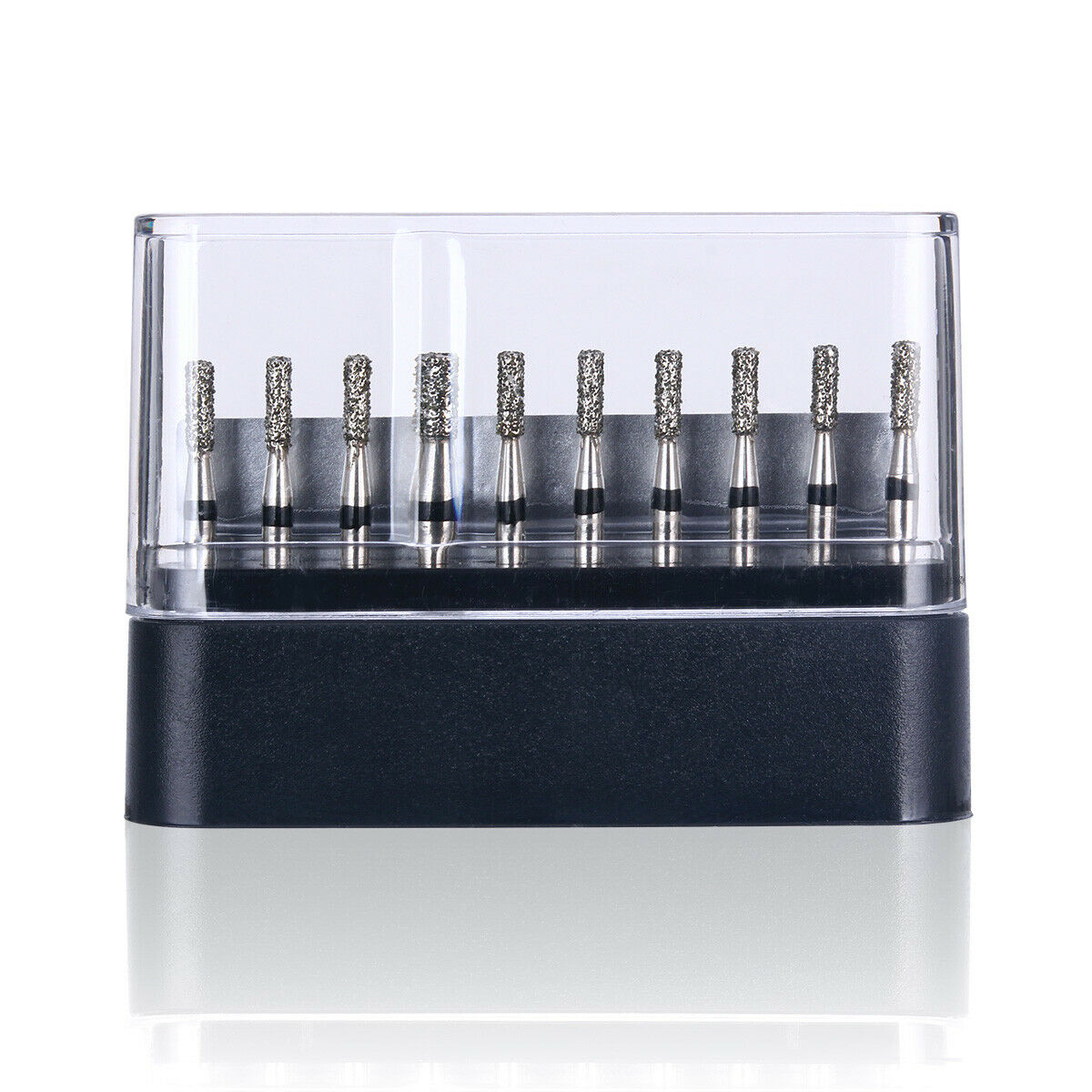 20 X Dental Diamond Burs  SF-31 Cylindrical Round Head for High Speed Handpiece