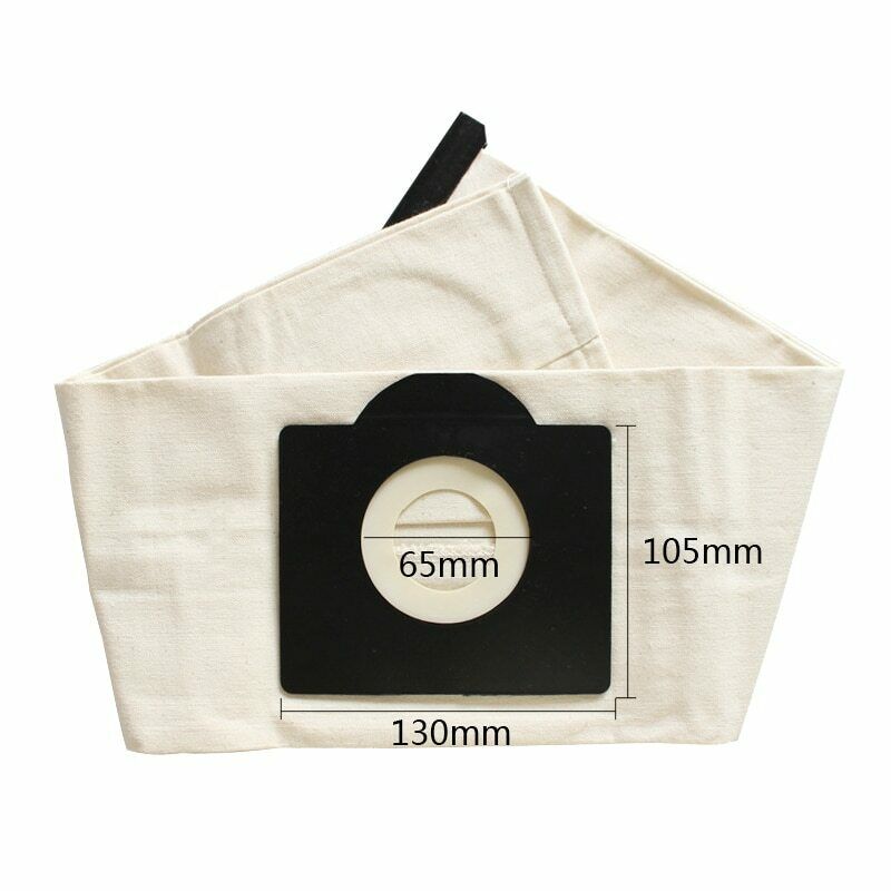 2PCS Washable Cloth Dust Bags for Karcher MV3 SE4001 for Rowenta RU100 Vacuum