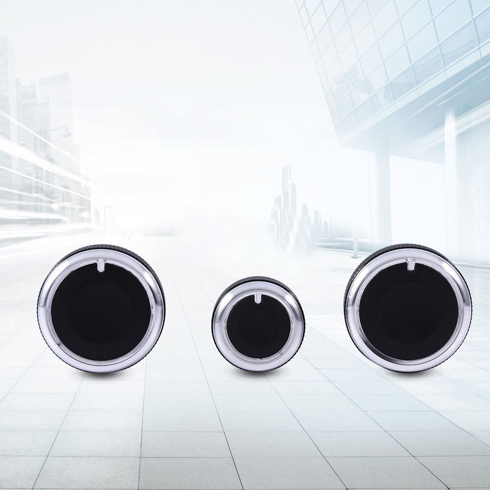 3x New Air Conditioning Heat Control Switch AC Knob For Volkswagen Golf 4 Passat