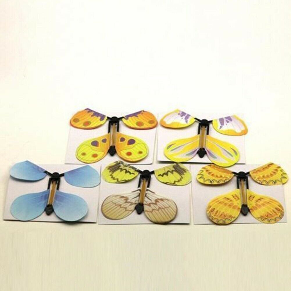 5 Pcs Magic Flying Butterfly Prank For Birthday Anniversary Wedding Card Gift