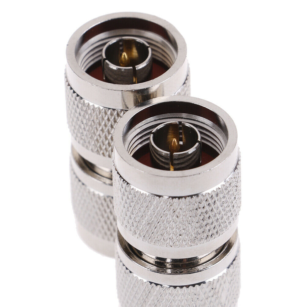 1x N Male plug to UHF PL-259 PL259 Male straight radio RF adapter connectJFADD