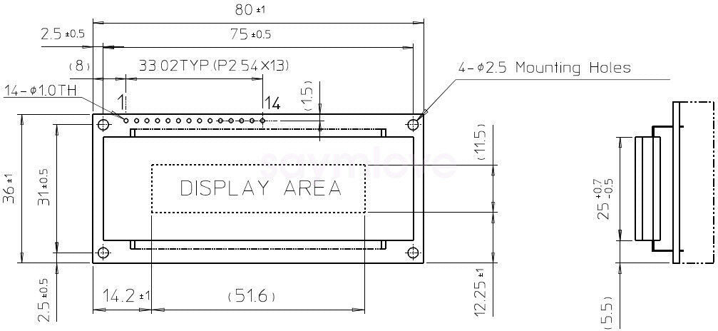 New 16*2 Characters VFD Display Module Compatible with LCM1602 FUTABA M162SD07FA