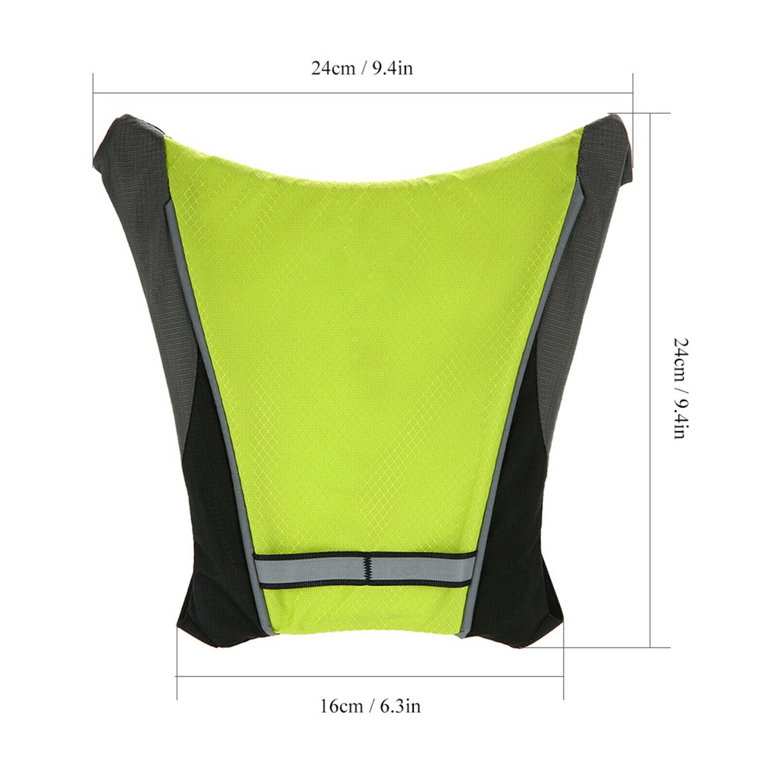 4-Mode LED Turn Signal Vest Direction Indicator Wireless Safety Backpack