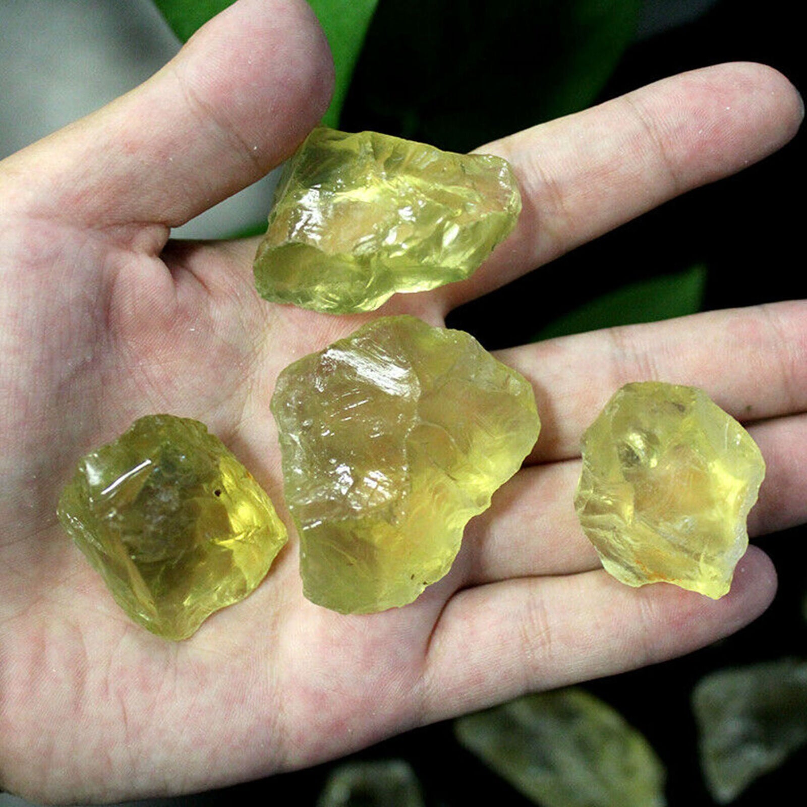 100g 0.22 lb Natural Raw Rough Yellow Citrine Crystal Stone Quartz Lots