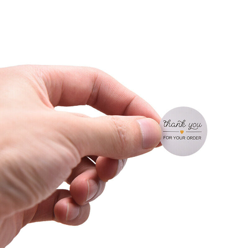 500PCS/Roll Round THANK YOU Stickers Seal DIY Labels Stickers for Packa.l8
