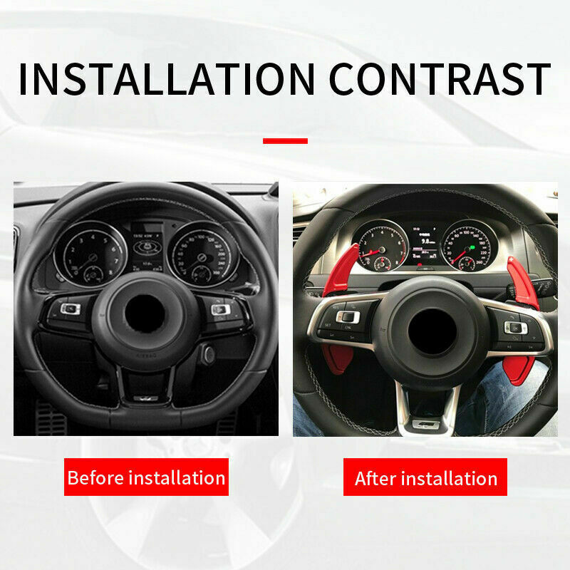 2pcs/set Steering Wheel Paddle Shift fits for VW GOLF MK5 MK6 GTI R32