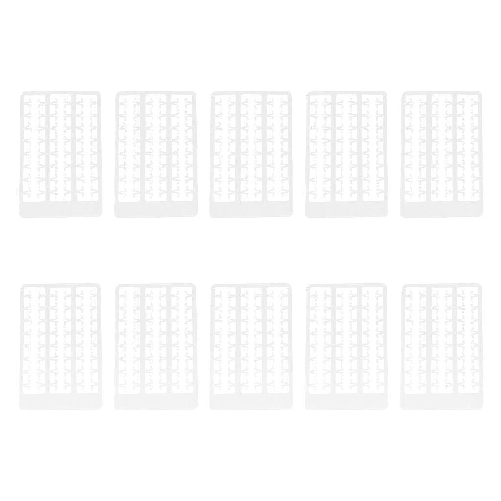 10pcs Clear Boilie Stops Bait Stopper Hair Rig Extender Carp Fishing Tool