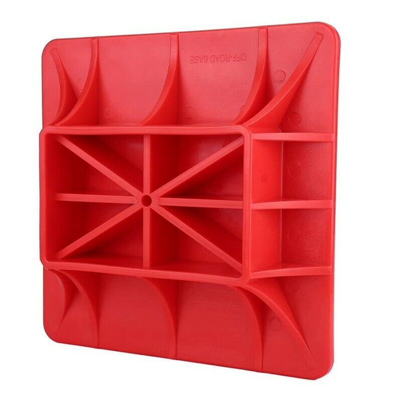 Red Modified Reinforced Jack Off-Road Base Lifting Jack Surface Pad to AlleviaX9