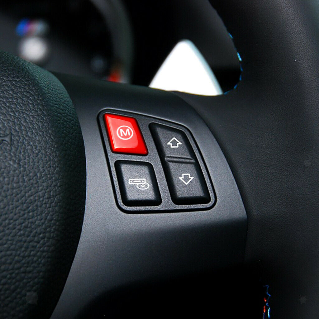 Engine Start Stop Push + M3 Steering Wheel Button Cover for BMW 3 Series E93
