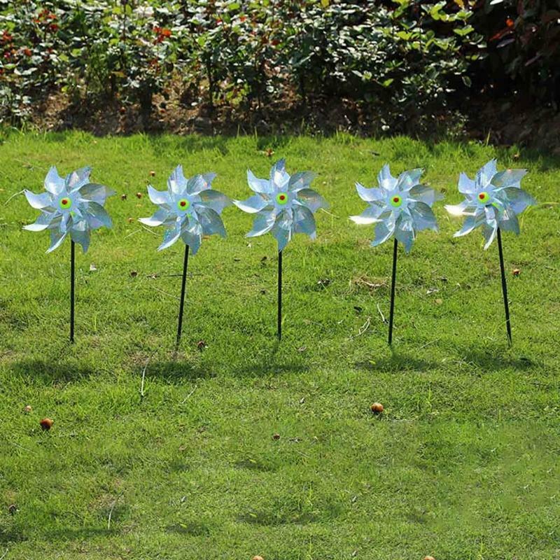 Bird Repellent Wind Spinners Lawn Pinwheel Windmill Garden Yard Patio Lawn Decor
