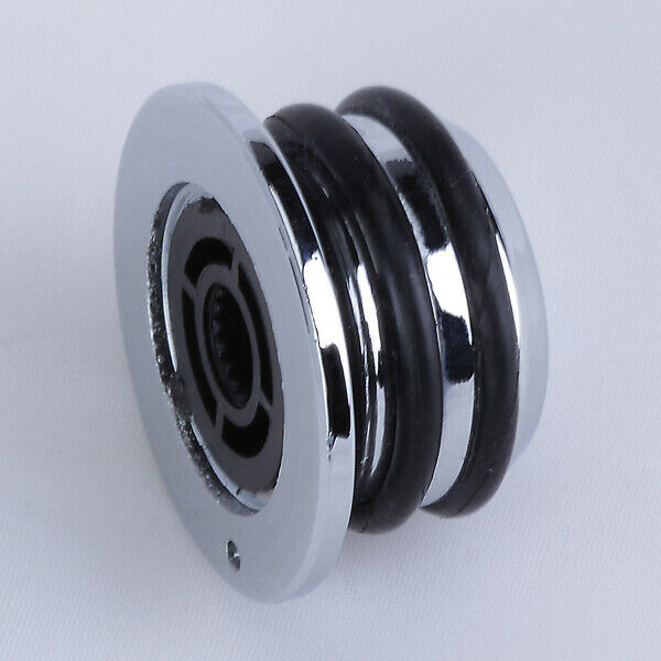 Chromed PUSH on Tone Tunning TOP HAT BUTTONS for Electric Guitar Bass