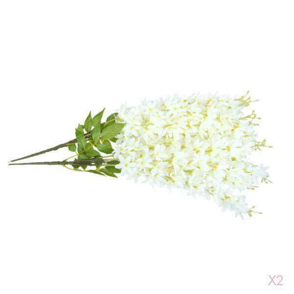 4pcs Bundle Of Silk Hanging Plants Artificial  Flower Garland Decor