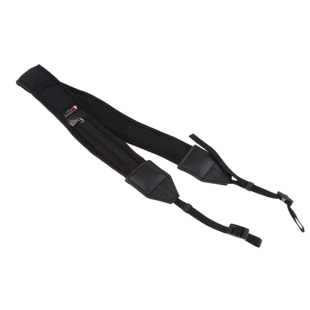 Anti-Slip Soft Pad Shoulder Neck Strap Belt for Sony Canon DSLR Camera,Black
