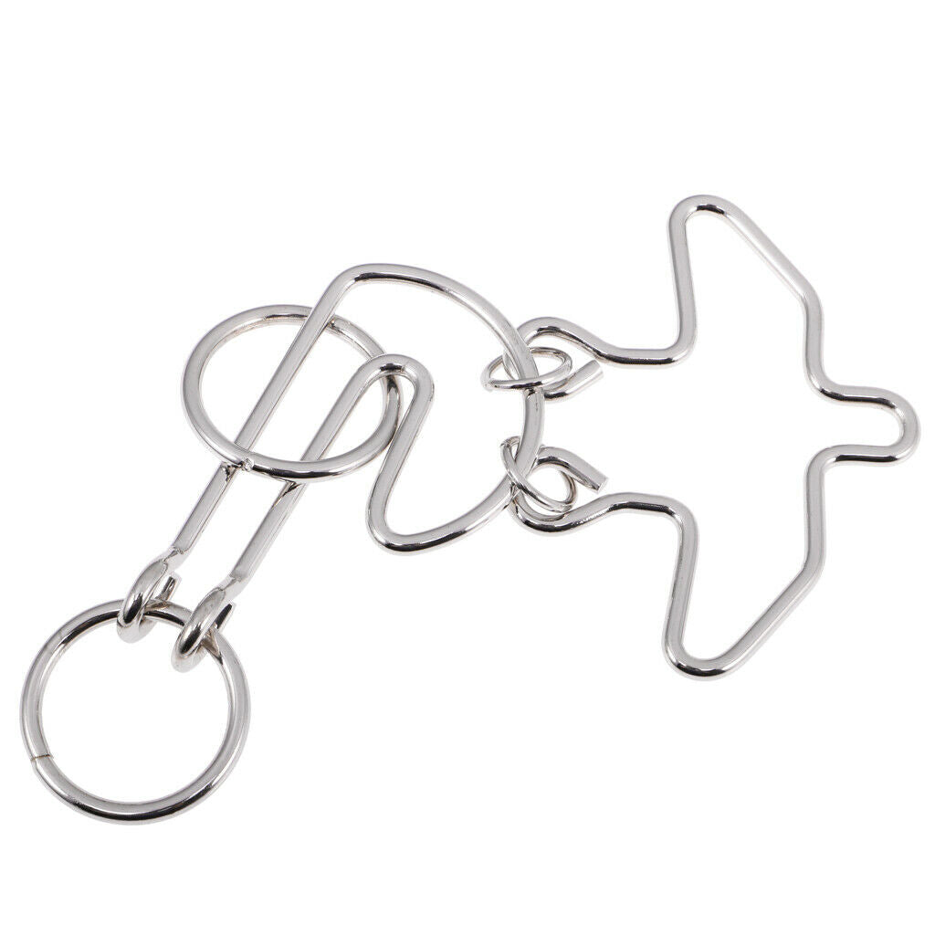 Metal Ring Solution Intellectual Deduction Unlock Puzzle Eagle Ring