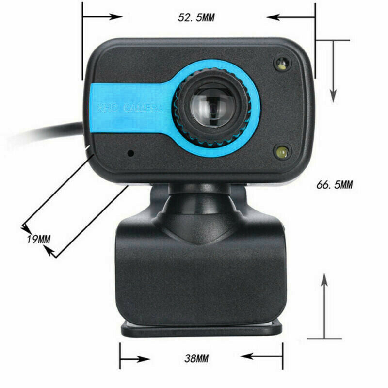 USB WebCam with Clip Drive-Free Computer Camera with Microphone (480P) N6I5