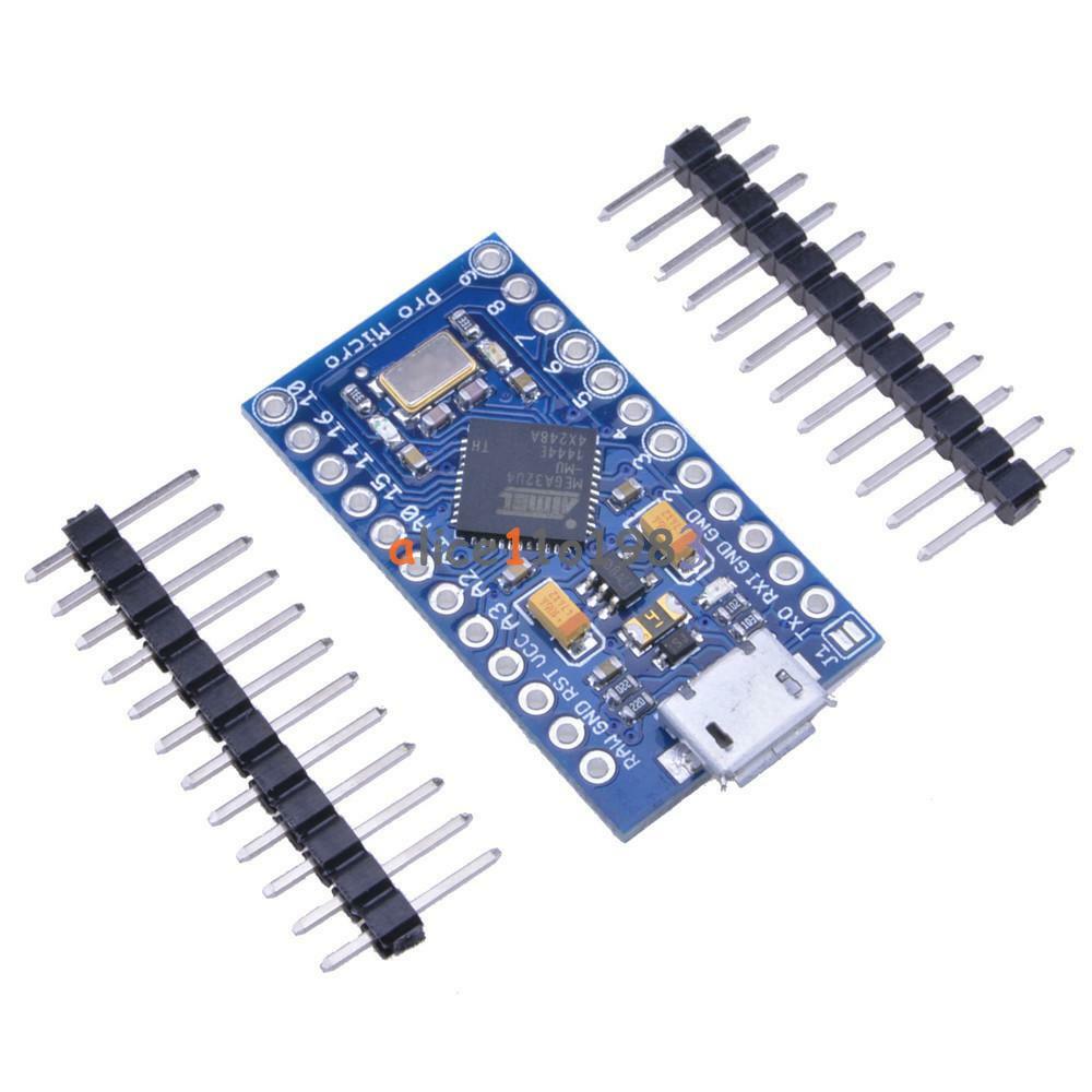 2Pcs Leonardo Pro Micro ATmega32U4 8MHz 3.3V Replace ATmega328 Pro Mini Arduino