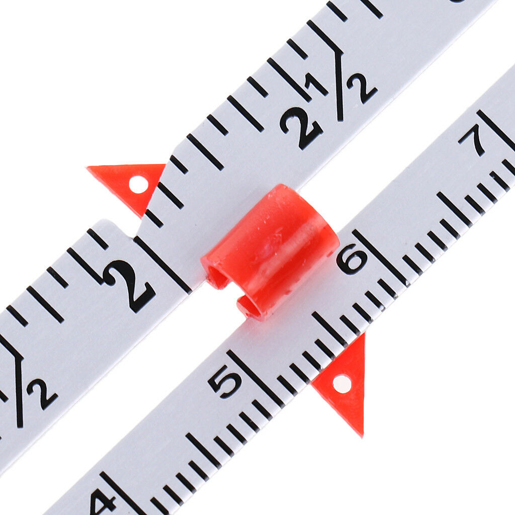 Sewing Measuring Gauge Ruler and Fabric Chalk for DIY Clothing Accessories