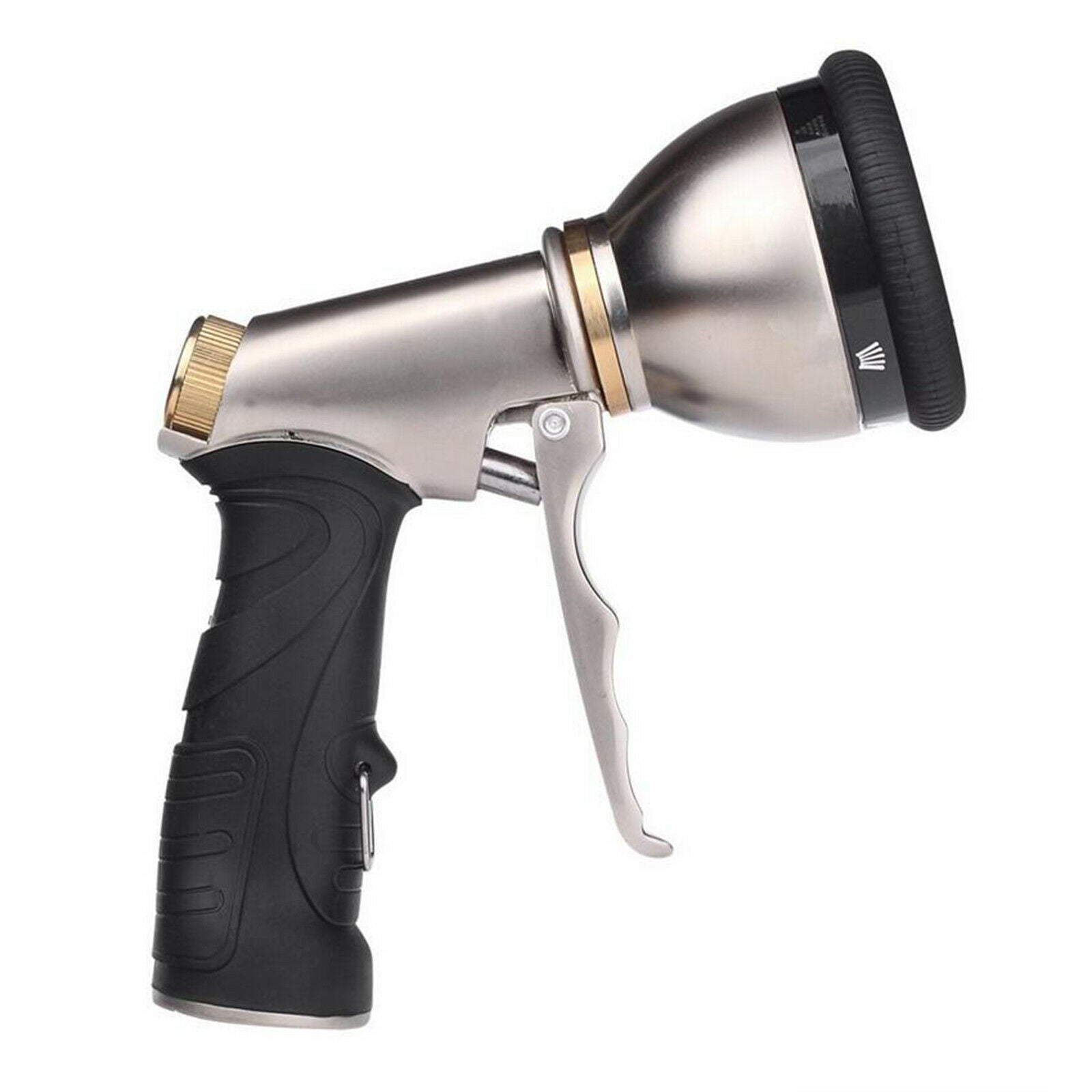 High Pressure Jet Garden Water Hose Spray Nozzle 9 Adjustable Patterns