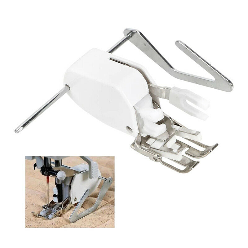 Domestic sewing machine presser foot with guide pliers Synchronize presser fBDA