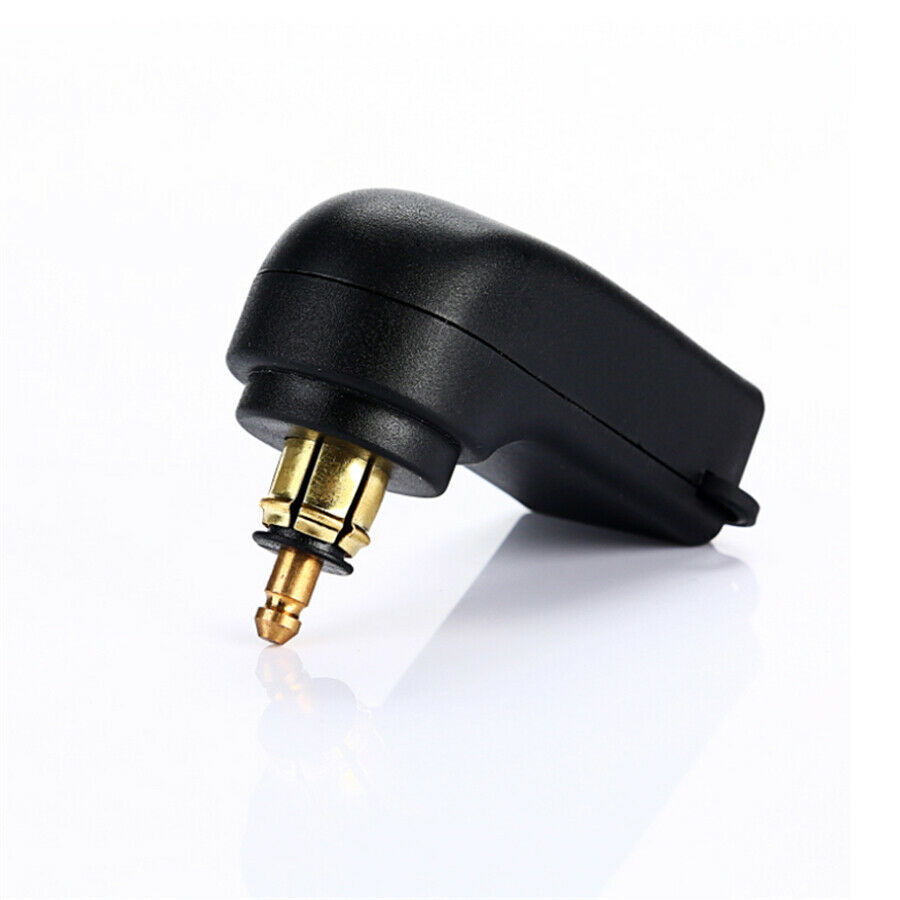 4.8A Dual Port USB Charger Voltmeter LED Digital Display For BMW Din Hella Plug
