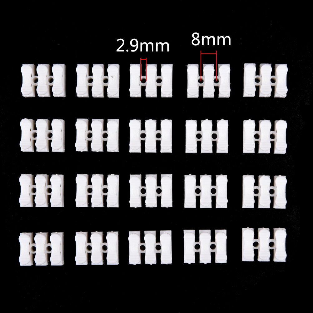 20x Self Locking mini 3Pin Cable Connectors Quick Splice Lock Wire Terminal  SJ