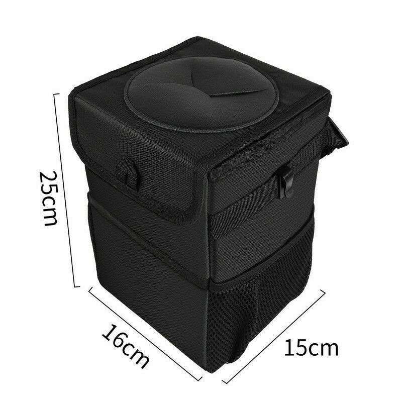 Car Trash Can Foldable Garbage Bin Storage Organizer Waste Basket Container NR9