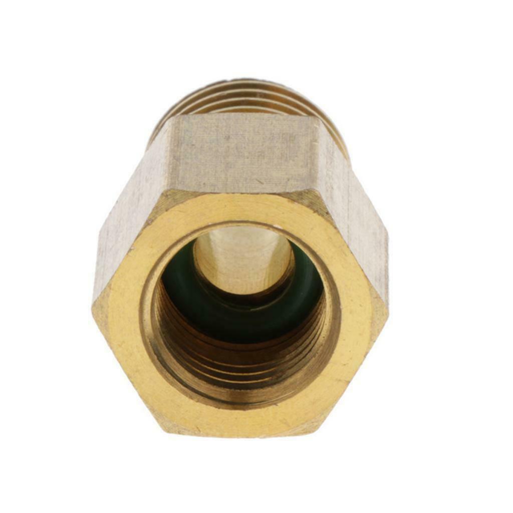 Brass R134A Refrigerant Tank Adapter Professional Practical High-quality 1Pc